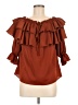 Assorted Brands Brown 3/4 Sleeve Blouse Size M - photo 1