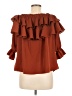 Assorted Brands Brown 3/4 Sleeve Blouse Size M - photo 2