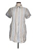 Mod Ref 100% Cotton Silver Short Sleeve Button-Down Shirt Size M - photo 1