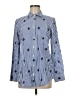 Orvis 100% Cotton Stripes Blue Long Sleeve Button-Down Shirt Size 8 - photo 1