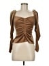 A.L.C. Brown Long Sleeve Blouse Size 6 - photo 1