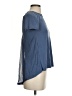 Alya Blue Short Sleeve Top Size XS - photo 4