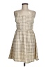 Shein Plaid Tan Casual Dress Size 6 - photo 1