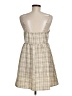 Shein Plaid Tan Casual Dress Size 6 - photo 2