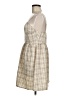 Shein Plaid Tan Casual Dress Size 6 - photo 5