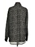 Anne Klein II Animal Print Black Long Sleeve Blouse Size 4 - photo 2