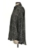 Anne Klein II Animal Print Black Long Sleeve Blouse Size 4 - photo 5