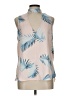Forever 21 Contemporary Tan Sleeveless Blouse Size L - photo 1