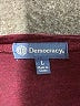 Democracy Burgundy 3/4 Sleeve Top Size L - photo 7