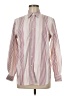 Orvis Stripes Burgundy Long Sleeve Button-Down Shirt Size 6 - photo 1