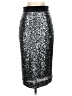 Milly 100% Nylon Silver Formal Skirt Size 2 - photo 1