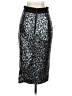 Milly 100% Nylon Silver Formal Skirt Size 2 - photo 2
