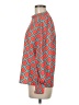 Shein 100% Polyester Argyle Red Long Sleeve Blouse Size 6 - photo 5