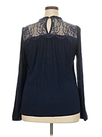 B Collection by Bobeau Long Sleeve Blouse (view 2)