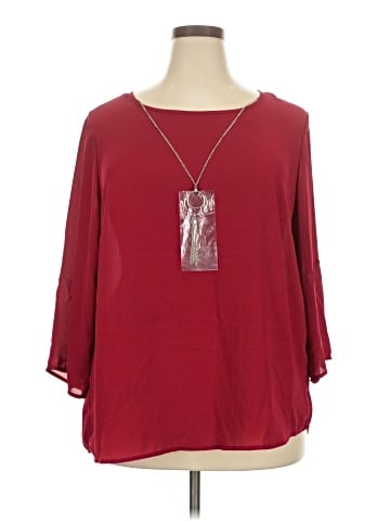 Tacera 3/4 Sleeve Blouse (view 1)