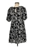 Mi ami 100% Rayon Black Casual Dress Size M - photo 2