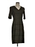 W by Worth Chevron-herringbone Gray Casual Dress Size 4 - photo 1