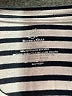 Assorted Brands Stripes Silver Short Sleeve T-Shirt Size XL - photo 7