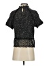 Zara Black Short Sleeve Blouse Size S - photo 2