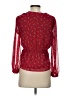 Madewell 100% Polyester Red 3/4 Sleeve Blouse Size XXS - photo 2