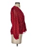 Madewell 100% Polyester Red 3/4 Sleeve Blouse Size XXS - photo 4