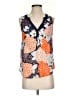 Boden 100% Viscose Orange Sleeveless Blouse Size 4 - photo 1