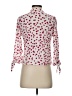 Zara Basic Hearts Pink 3/4 Sleeve Blouse Size S - photo 2