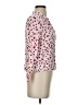 Zara Basic Hearts Pink 3/4 Sleeve Blouse Size S - photo 4