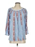 Tory Burch Blue 3/4 Sleeve Blouse Size 2 - photo 1