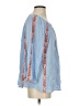 Tory Burch Blue 3/4 Sleeve Blouse Size 2 - photo 4