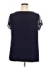 Loveappella Blue Short Sleeve Top Size 2X - photo 2