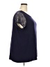 Loveappella Blue Short Sleeve Top Size 2X - photo 4