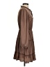 Blu Pepper 100% Polyester Brown Casual Dress Size S - photo 4