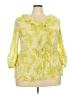 Cato Yellow 3/4 Sleeve Blouse Size 22 - 24 - photo 1