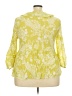 Cato Yellow 3/4 Sleeve Blouse Size 22 - 24 - photo 2