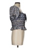 Forever 21 100% Polyester Blue Short Sleeve Top Size L - photo 4