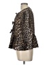 Unbranded 100% Polyester Animal Print Brown 3/4 Sleeve Blouse Size L - photo 5