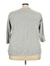 Avenue 100% Cotton Gray Pullover Sweater Size 26 - 28 Plus - photo 2