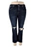 Assorted Brands Hearts Blue Jeans Size 18 - photo 1
