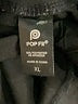 Pop Fit Solid Black Active Pants Size XL - photo 4