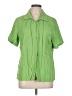 Sag Harbor Green Short Sleeve Blouse Size L - photo 1