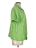 Sag Harbor Green Short Sleeve Blouse Size L - photo 4