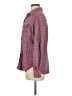 Columbia Plaid Burgundy Long Sleeve Blouse Size L - photo 5
