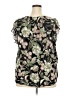 Old Navy Black Short Sleeve Blouse Size XXL - photo 2