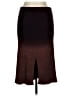 Nine West Brown Burgundy Formal Skirt Size L - photo 2