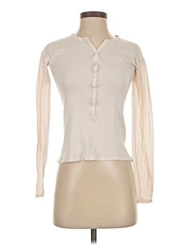 James Perse Long Sleeve Blouse (view 1)