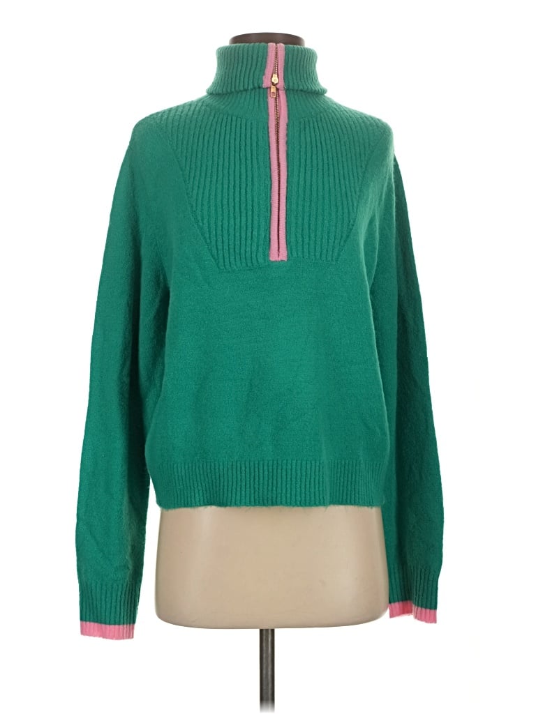 Pre-owned Thml Pullover Sweater In Green