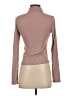 One Step Up Brown Long Sleeve Turtleneck Size S - photo 2