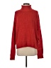 Shein Solid Red Turtleneck Sweater Size S - photo 1