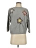Aaeda Floral Gray Pullover Sweater Size S - photo 1